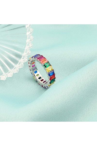 Bijuteria SORELLY Inel Argint Eternity Baguette 17