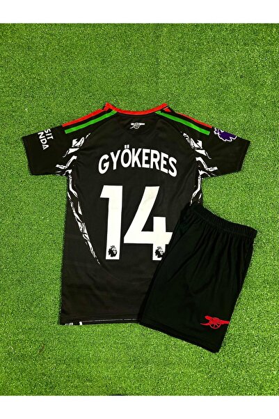 FRAGOLA Arsenal 2024/25 Sezonu Viktor Gyökeres Deplasman Çocuk Forması 2'li S...