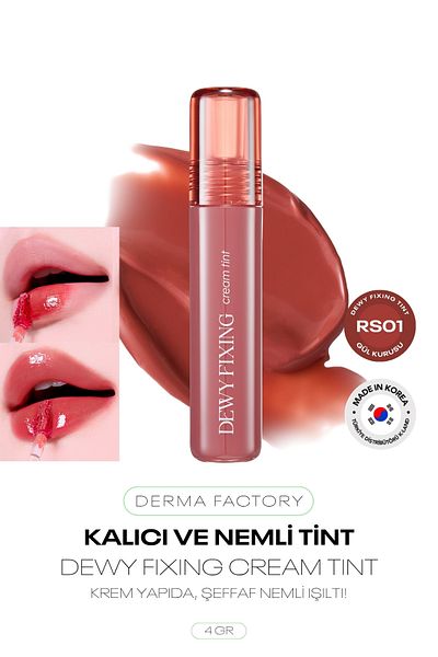 DERMA FACTORY Lasting and Moist Tint Lipstick Derma Factory Dewy Fixing Tint