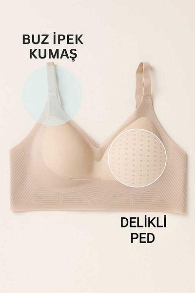 pae Breathable Recovery Ultra-Thin Seamless Lifting Ice Silk Ghost Bra