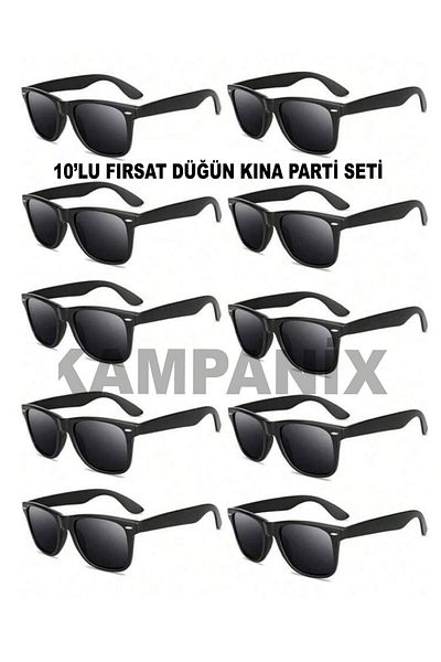 KAMPANİX Bride Groom Eyeglasses Black 10 Pieces Opportunity Set Wedding China Night Bride to Be Bridesmaid