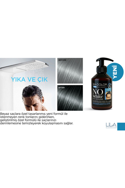 Sea Color Man No White Black Shampoo Siyah Şampuan Beyazlara Son