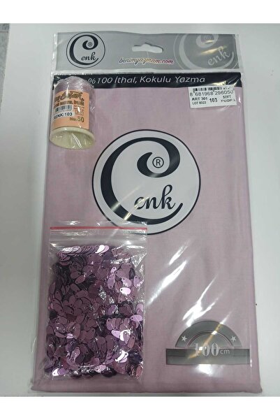 Cenk Düz Kokulu Yazma İp-Pul Seti Soft Pudra No:103