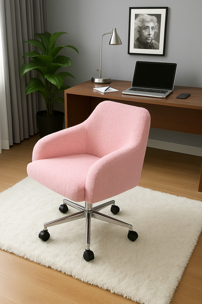 stillola Rotary Çalışma Sandalyesi Ders Çalışma Koltuğu Döner Berjer (Yükseklik ayarlı)