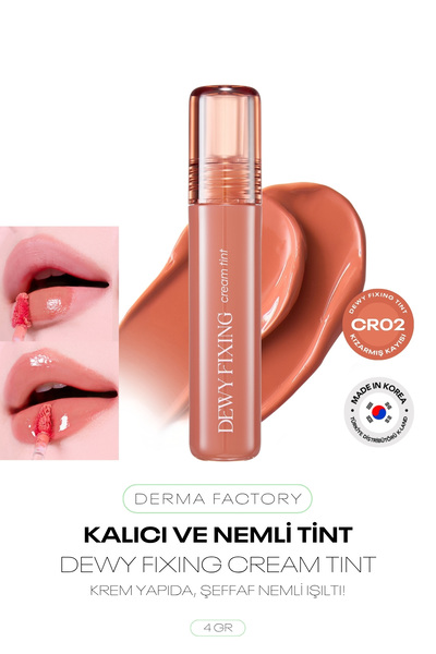 DERMA FACTORY Lasting and Moist Tint Lipstick Derma Factory Dewy Fixing Tint