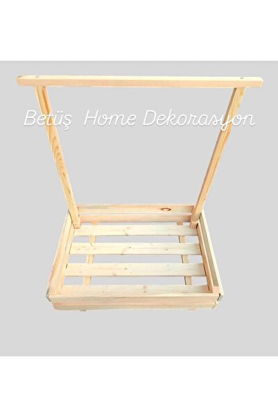 Betüş Home Ahşap Kasa, Ahşap Bebek Kırk Sepeti Büyük Boy Ahşap Kasa, Ahşap Be...