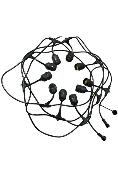 OEM Ghirlanda Luminoasa 20m cu 20 Pendule, E27, IP65, Interconectabila