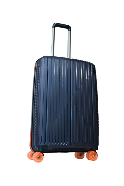 GROUND Sirius Orta Boy Valiz Kaykay Tekerlekli – Denim - 10728