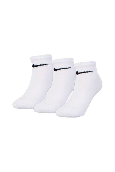 Nike Men's Socks, basic no show, white, 33-37 EU, set of 3