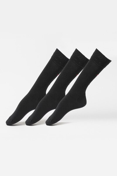 HUGO , Set of Long Socks - 3 Pairs, Black, Size 39-42