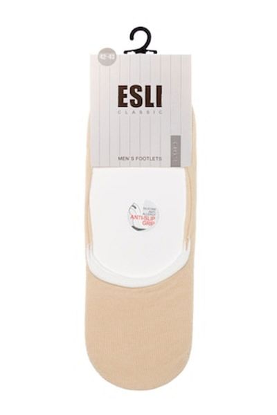OEM Thin Cotton Socks, Esli Classic 000, Beige 40-41