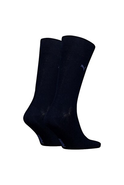 Puma Classic Long Socks Set - 2 Pairs, Navy, 39-42