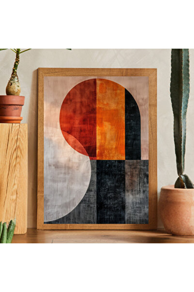 woodhomeworks Tek Parça Salon Ofis Dekor Tablo vrynt