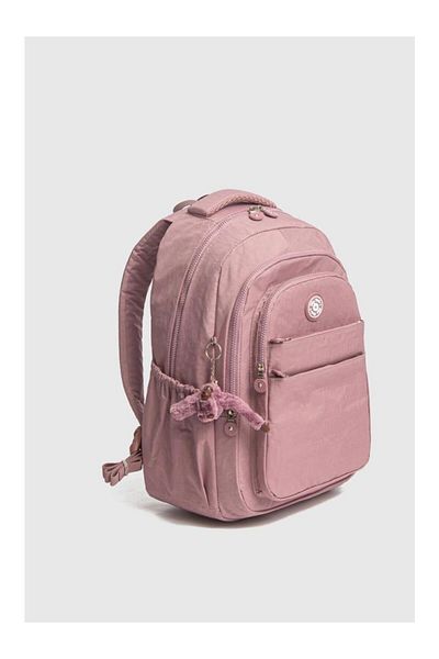 Miracle 8690 Crinkle School Bag Backpack Daily Trip Sports Travel Vacation Multi-Compartment Laptop Compartment