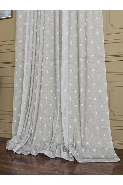 OnyxHome Maldives Linen Beard Tulle Curtain