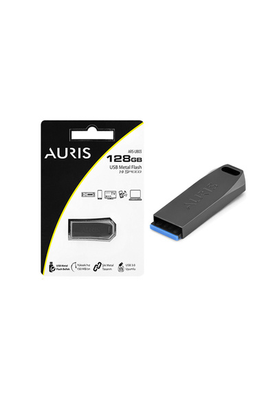 Auris Ars-Ub03 128Gb USB 3.0 Metal Flash Memory