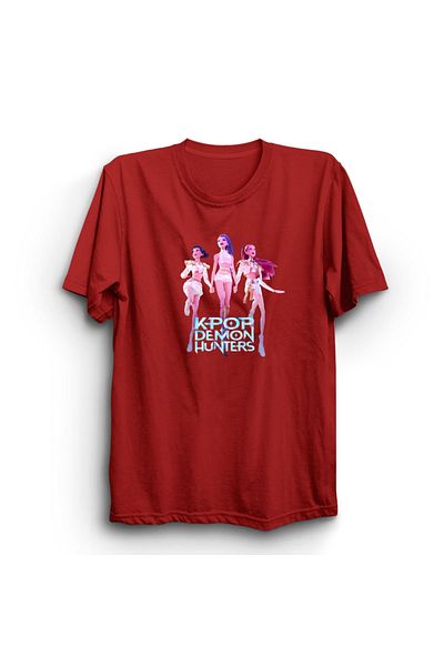 The Fame K-Pop Demon Hunters, Huntrix, Manga Anime Printed 100% Cotton Unisex T-Shirt