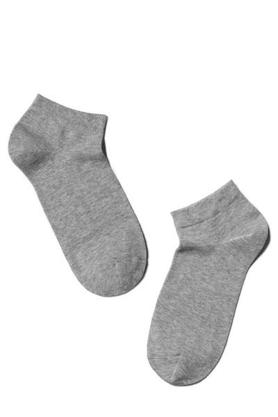 E EFRALL Men's Short Cotton Socks, Esli 000 - Grey, Size 44-45