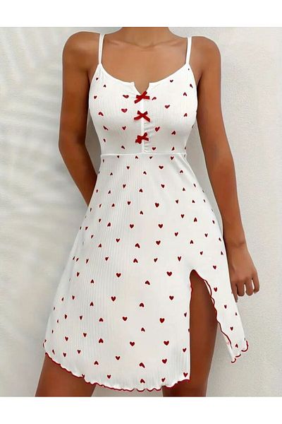 Lotiva Wear Women's Nightwear Dress with Straps