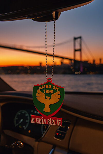 Orjin3D Kişiye Özel İsimli Amed Spor Dikiz Aynalık Araç İçi Aksesuar Dikiz Ay...
