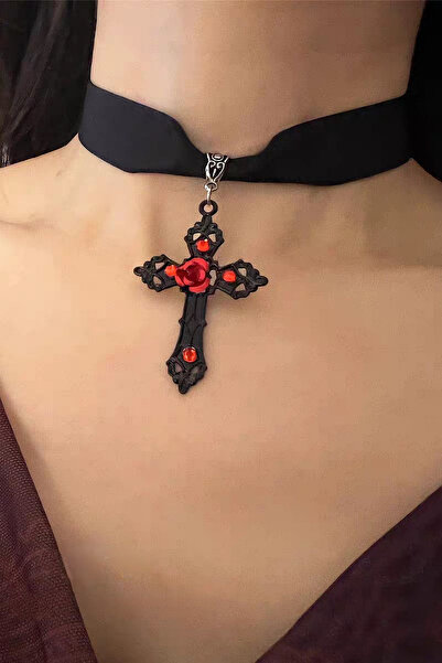 Giraffe Kolye Gothic Fairy Otantik Gotik Punk Emo Haç Kolye Takı