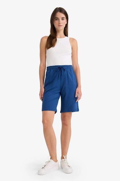 DeFacto New Season Regular Fit Flexible Waisted Straight Leg Bermuda Shorts