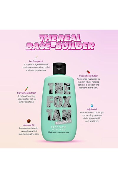 the fox Tan Rapid Tanning Elixir, 120 ml, Yellow