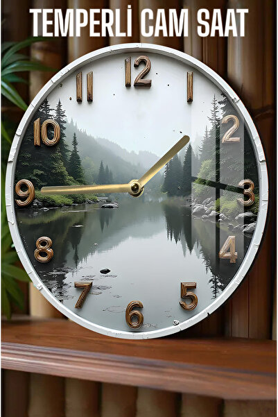 kutuTR Şıklık ve Dayanıklılığı Bir Arada Sunan 3D Görünümlü Temperli Cam Saat...