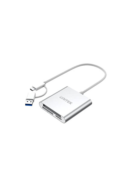 TREND UNITEK USB-C/A TO HAFIZA KART OKUYUCU SD/CF/MICRO SD 5GBPS (Y-9313D)