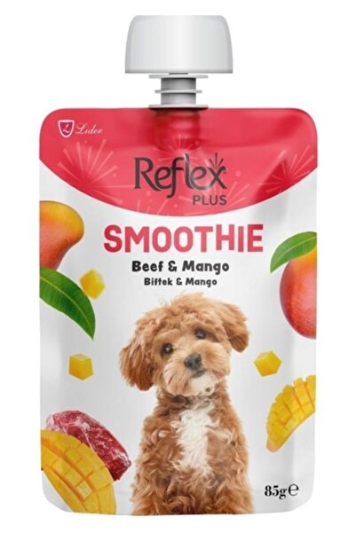 Reflex Plus Smoothie Biftekli ve Mangolu Likit Köpek Ödülü 85 gr