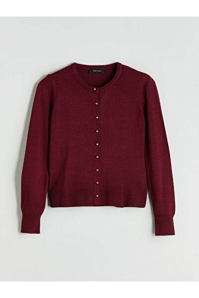 LC Waikiki LCW Vision YENİ SEZON Bisiklet Yaka Kadın Triko Hırka