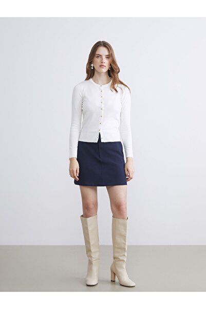 LC Waikiki LCW Vision YENİ SEZON Bisiklet Yaka Kadın Triko Hırka