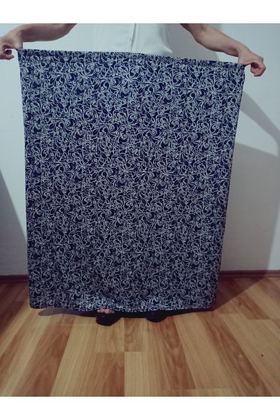 hoaryage 100% Cotton Elastic Waist Patterned Combed Cotton Fabric Maxi Size Mother Skirt, Prayer Skirt Size 38 100 kg