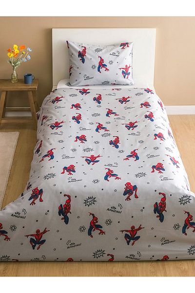LC Waikiki Lcw Home New Season Spider-Man Printed Children's Duvet Cover Set