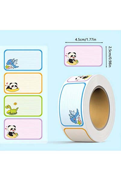 ada çanta kırtasiye 1 لفة بها 280 ملصق مع شكل ديناصور AD20080