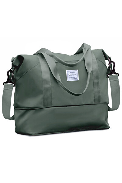OEM Geantă de voiaj, Textil, Unisex, Multifuncțională, 41x26x22cm, Verde