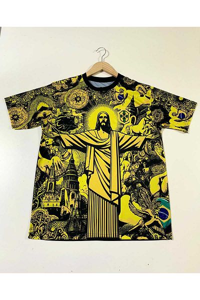 Lion Spor Brazil Vini Jr Special Concept Jersey (Yellow)