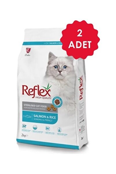 Reflex Somonlu ve Pirinçli Kısırlaştırılmış Kedi Maması 2 kg x 2 Adet CB11104