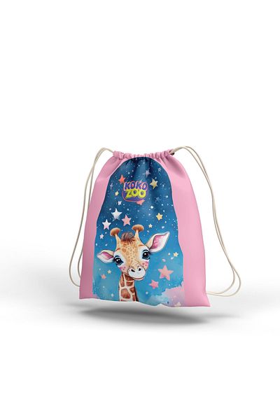 Kokopatik Kokozoo Giraffe Drawstring / Drawstring Bag