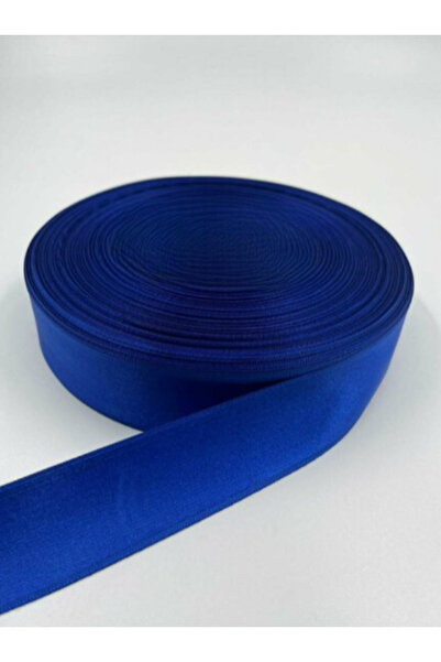 BUKET DÜNYASI SATEN KURDELE 4 CM SAKS MAVİ RENK 10 METRE SÜSLEME, SOLMAYAN GÜL