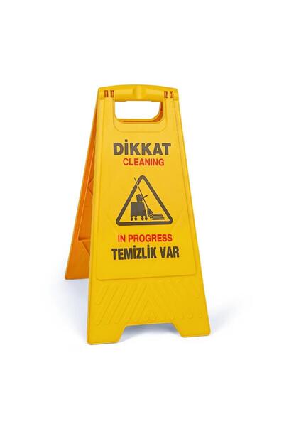 Omnisoft Uctm Kz101 Cleaning Warning Sign with Yes 6 Pieces