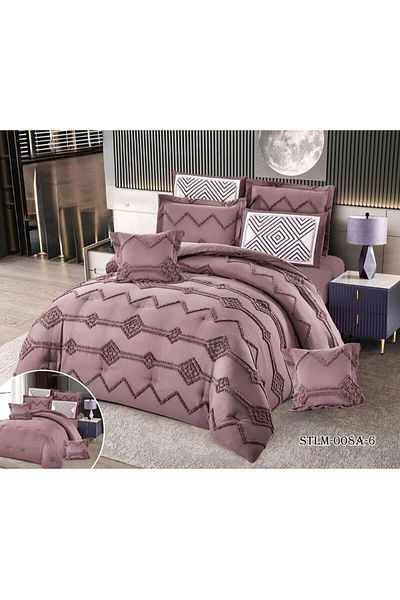 Generic Starry Double Bedspread Set - 8 Pieces - Size 230x250cm