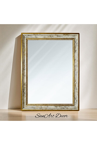 Sanart Ayna, Çerçeveli Ayna, Duvar Aynası, Vintage Ayna, Dekoratif Ayna, Mode...