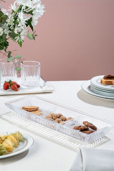 Glamis Selen Concept Linea Model 3 Compartment Glass Presenter