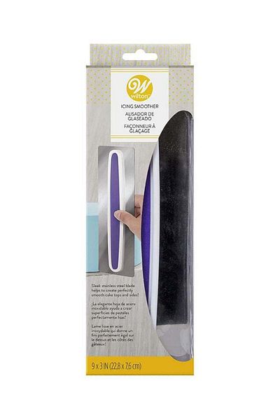 fun zone Wilton Icing Smoother White/Purple 9x3inch