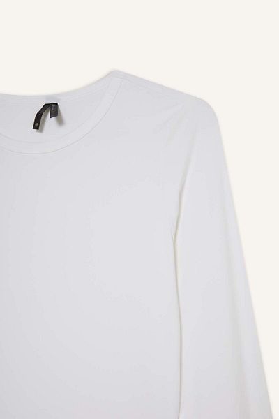 DeFacto Slim Fit Slim Fit Crew Neck Basic Plain Long Sleeve T-Shirt D3756Ax25Au