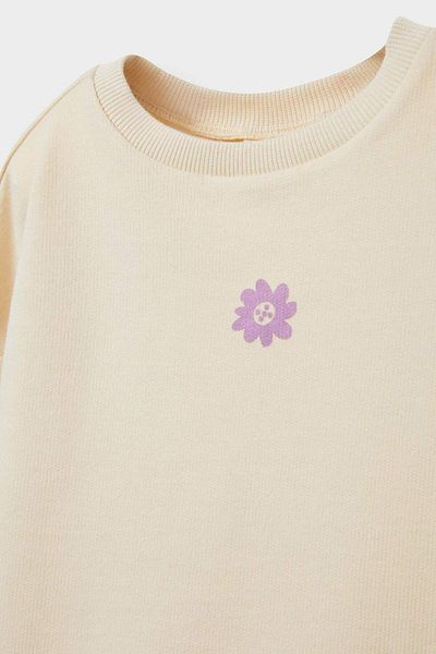 DeFacto Baby Girl Crew Neck Floral Sweatshirt E8351A525Au
