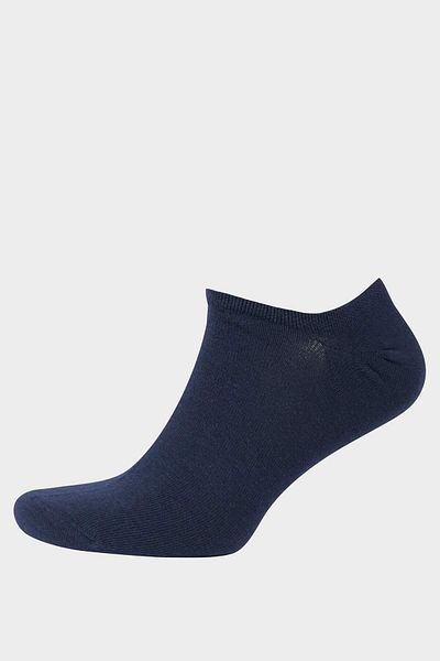 DeFacto Men's 5-Piece Cotton Sneaker Socks F5324Axns