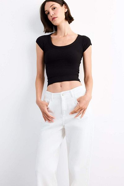 DeFacto Crew Neck Short Sleeve T-Shirt G1077Ax25Sm