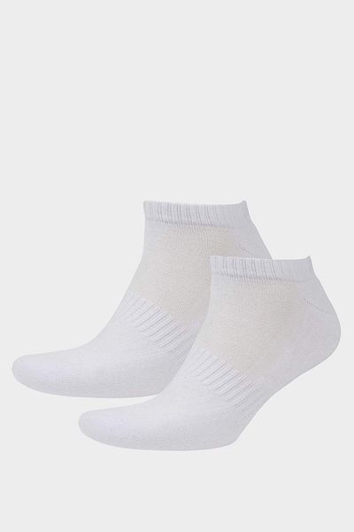 DeFacto Men's 2-Piece Cotton Booties Socks F5293Axns